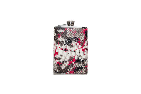 elisabeth weinstock Dublin Flask Pink Splatter Snakeskin