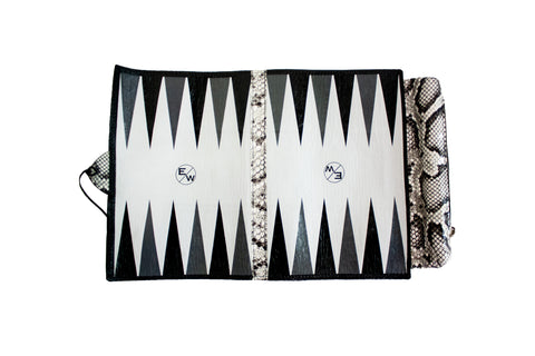 Elisabeth Weinstock Egypt Travel Backgammon Set Python Print Elaphe