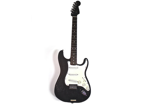 elisabeth weinstock Chicago Guitar Black Snakeskin elisabeth weinstock Chicago Guitar Black Snakeskin