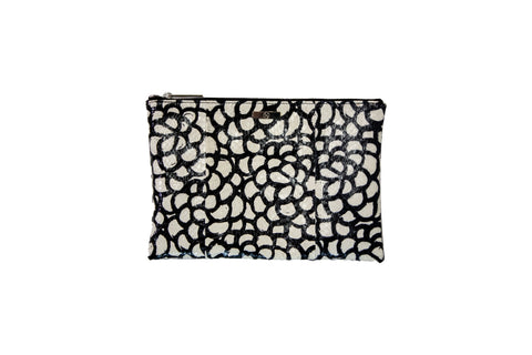 elisabeth weinstock Harbor Island Clutch Multi Black/White Elaphe