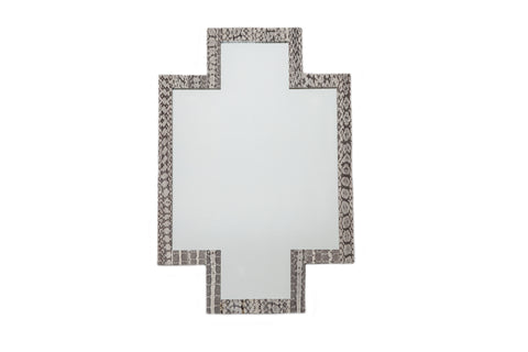elisabeth weinstock Jerusalem Cross Mirror Black/White Landsnake