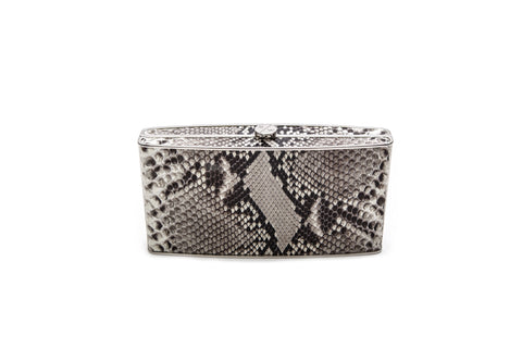 elisabeth weinstock Maldives Clutch Natural Snakeskin