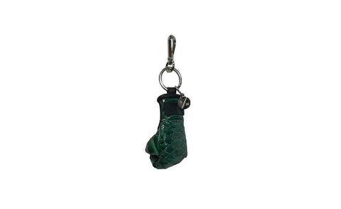 elisabeth weinstock Manila Mini Keychain Emerald Glazed Snakeskin elisabeth weinstock Manila Mini Keychain Emerald Glazed Snakeskin