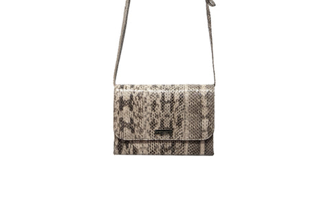 elisabeth weinstock New Mexico Clutch/Cross Body Natural Snakeskin