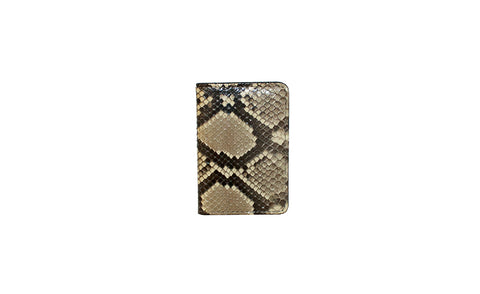 elisabeth weinstock Panama Card Holder Natural Snakeskin