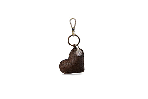 elisabeth weinstock Prague Keychain Brown Matte Snakeskin elisabeth weinstock Prague Keychain Brown Matte Snakeskin