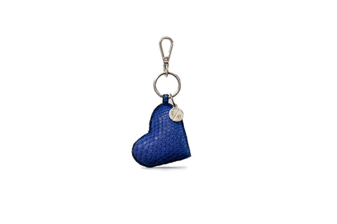elisabeth weinstock Prague Keychain Electric Blue Matte Snakeskin elisabeth weinstock Prague Keychain Electric Blue Matte Snakeskin