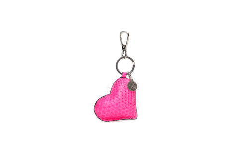 elisabeth weinstock Prague Keychain Neon Pink Snakesin elisabeth weinstock Prague Keychain Neon Pink Snakesin