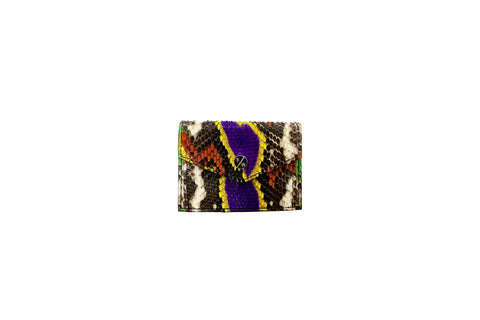 Elisabeth Weinstock Provence Small Wallet Fairy Dust Snakeskin