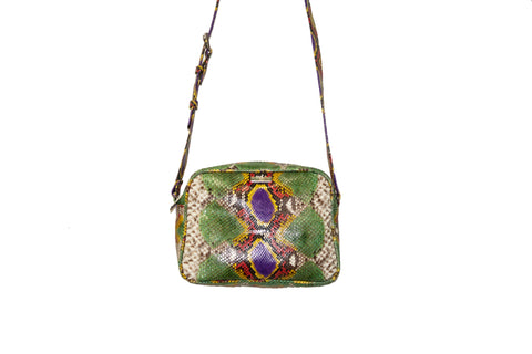 elisabeth weinstock Venice Cross-Body Fairydust Snakeskin