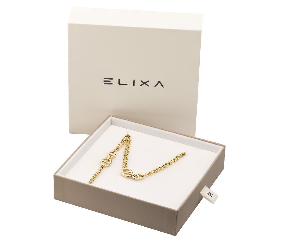 Elixa BRANSOLETKA I NASZYJNIK ZE STALI SZLACHETNEJ - KOMPLET KPL539-8691