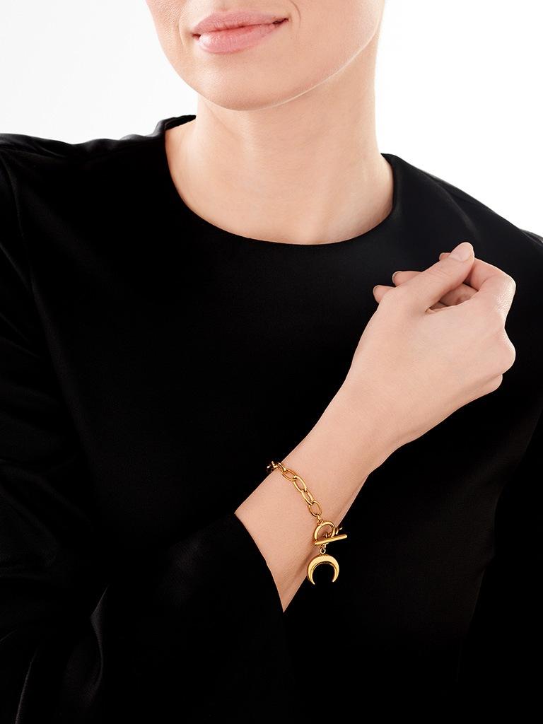 Elixa BRANSOLETKA ZE STALI SZLACHETNEJ - KSIĘŻYC EL533-2956