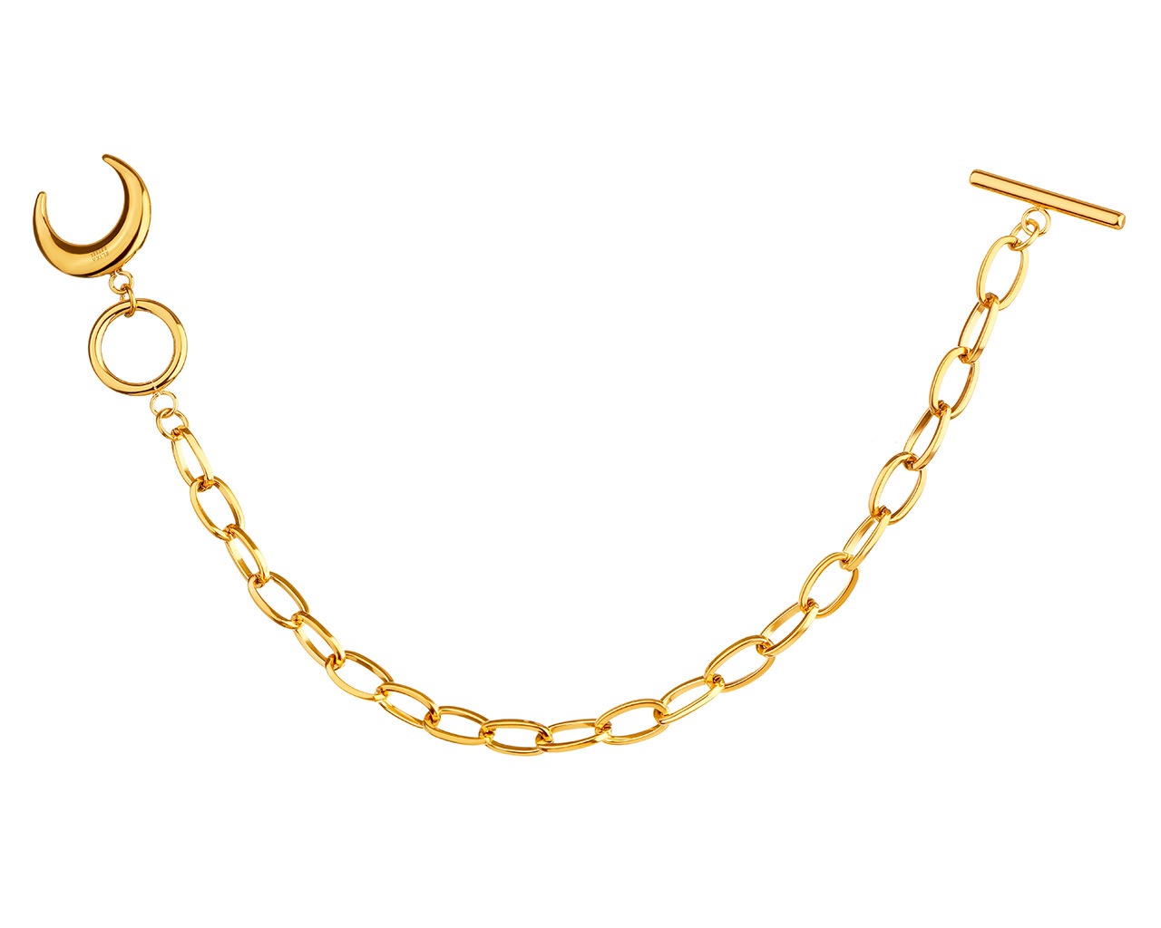 elixa BRANSOLETKA ZE STALI SZLACHETNEJ - KSIĘŻYC EL533-2956