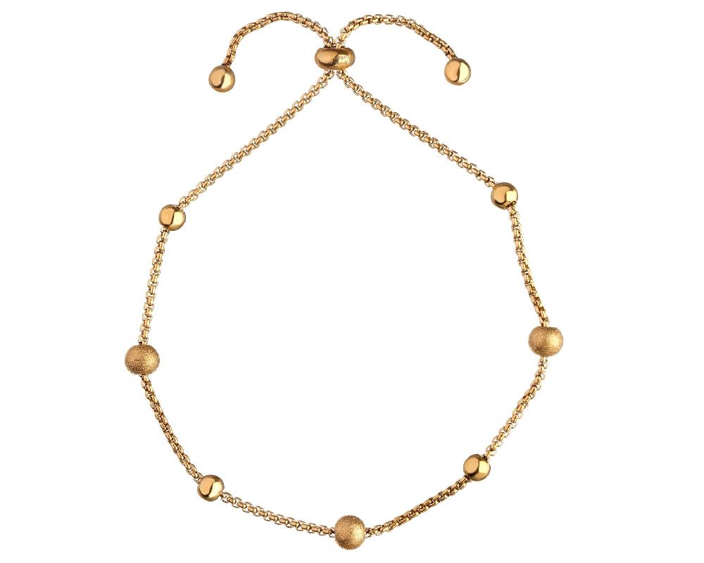 elixa BRANSOLETKA ZE STALI SZLACHETNEJ - KULKI EL537-0427