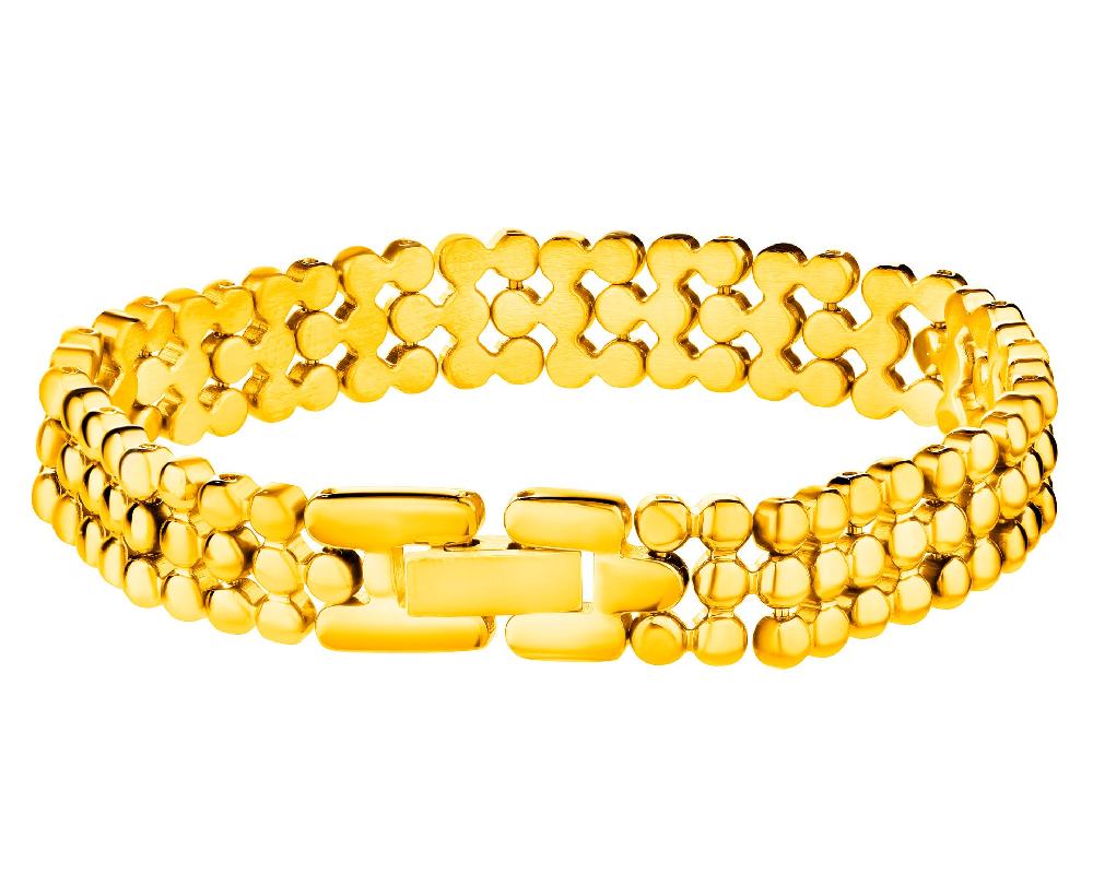 elixa BRANSOLETKA ZE STALI SZLACHETNEJ - KULKI EL538-2889