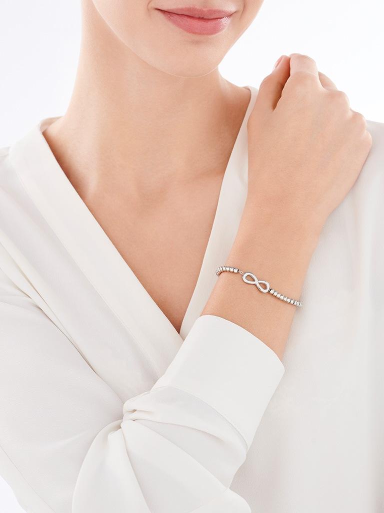 Elixa BRANSOLETKA ZE STALI SZLACHETNEJ - NIESKOŃCZONOŚĆ EL531-5091