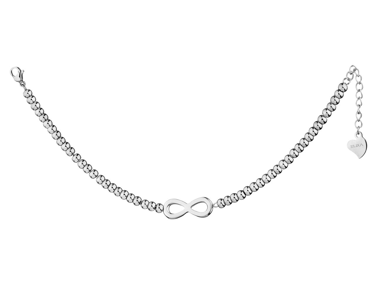elixa BRANSOLETKA ZE STALI SZLACHETNEJ - NIESKOŃCZONOŚĆ EL531-5091