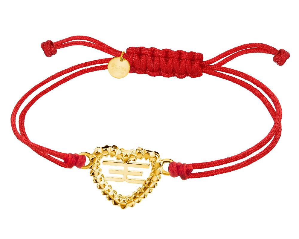 elixa BRANSOLETKA ZE STALI SZLACHETNEJ - SERCE EL537-0599