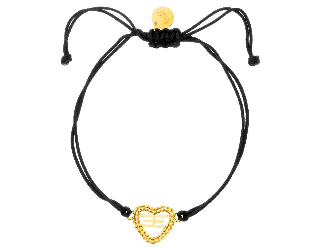 elixa BRANSOLETKA ZE STALI SZLACHETNEJ - SERCE EL537-0600