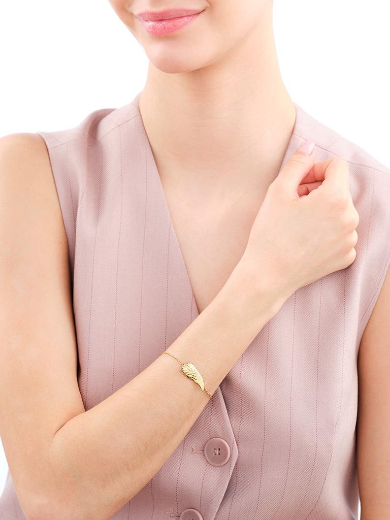 Elixa BRANSOLETKA ZE STALI SZLACHETNEJ - SKRZYDŁO EL535-9869