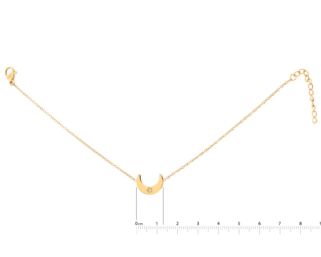 Elixa BRANSOLETKA ZE STALI SZLACHETNEJ Z CYRKONIĄ - KSIĘŻYC EL534-4688