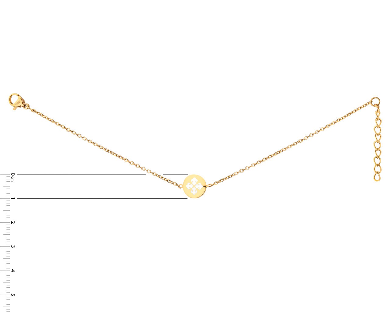 Elixa BRANSOLETKA ZE STALI SZLACHETNEJ Z EMALIĄ EL531-4178