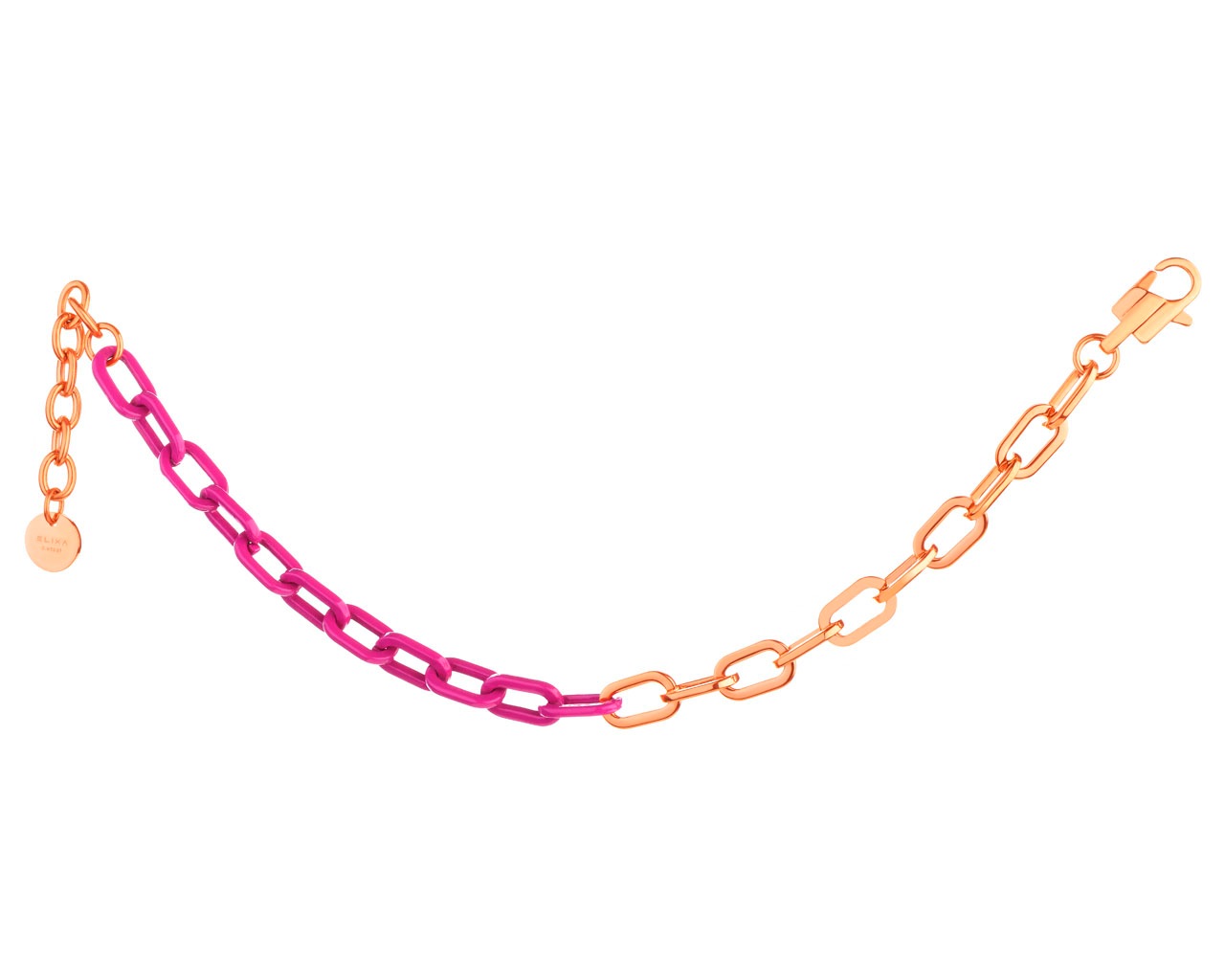 elixa BRANSOLETKA ZE STALI SZLACHETNEJ Z EMALIĄ EL534-3670