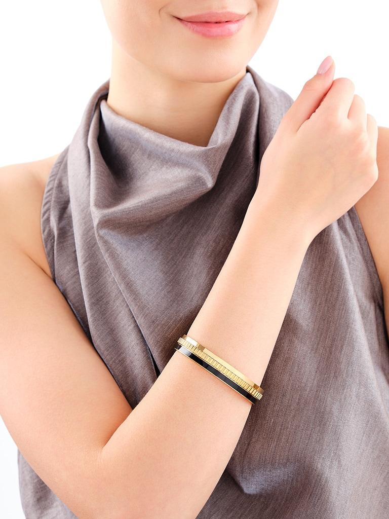 Elixa BRANSOLETKA ZE STALI SZLACHETNEJ Z EMALIĄ EL535-9437