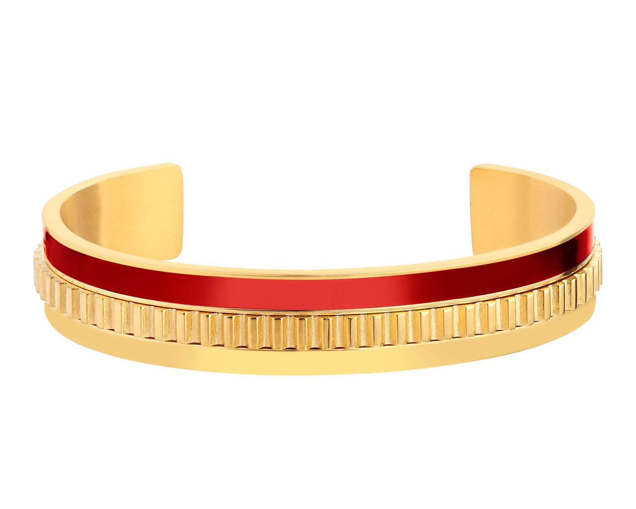 elixa BRANSOLETKA ZE STALI SZLACHETNEJ Z EMALIĄ EL535-9438