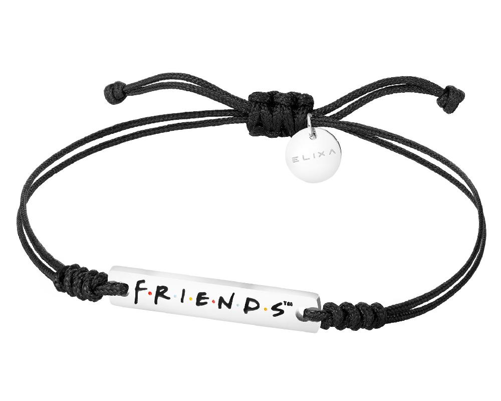 elixa BRANSOLETKA ZE STALI SZLACHETNEJ Z EMALIĄ - FRIENDS WARNER BROS. DISCOVERY WB539-5501