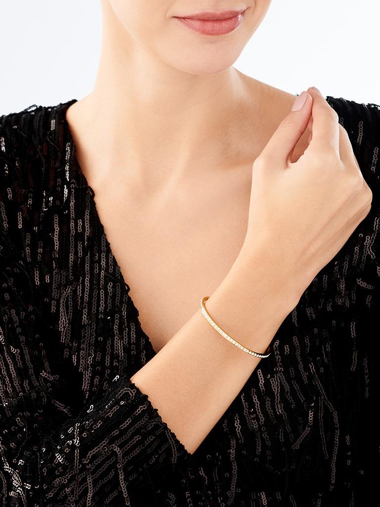 Elixa BRANSOLETKA ZE STALI SZLACHETNEJ Z KRYSZTAŁAMI EL533-0348