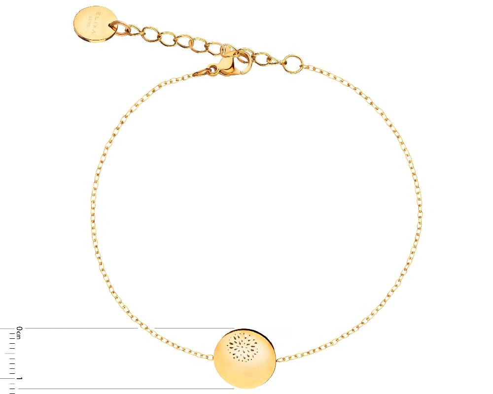 Elixa BRANSOLETKA ZE STALI SZLACHETNEJ Z KRYSZTAŁEM EL536-7116