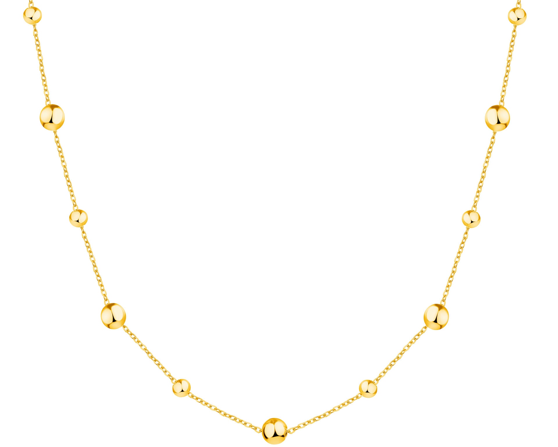 elixa CHOKER ZE STALI SZLACHETNEJ - KULKI EL538-4485