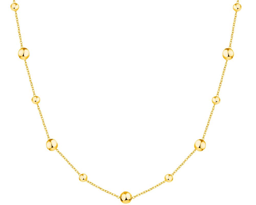 elixa CHOKER ZE STALI SZLACHETNEJ - KULKI EL538-4485