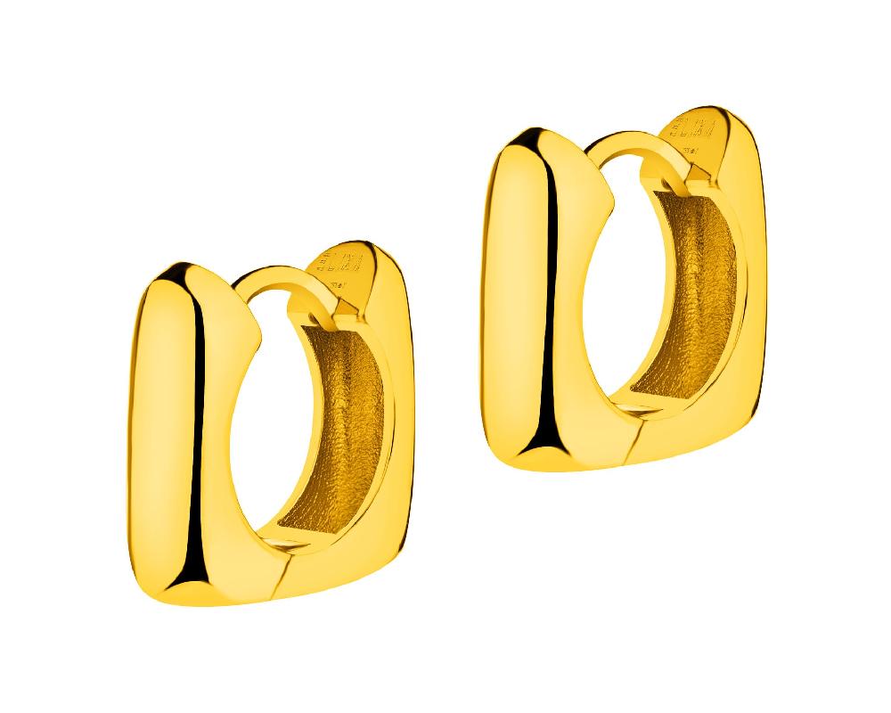 elixa KOLCZYKI Z MOSIĄDZU POZŁACANE EL536-3487