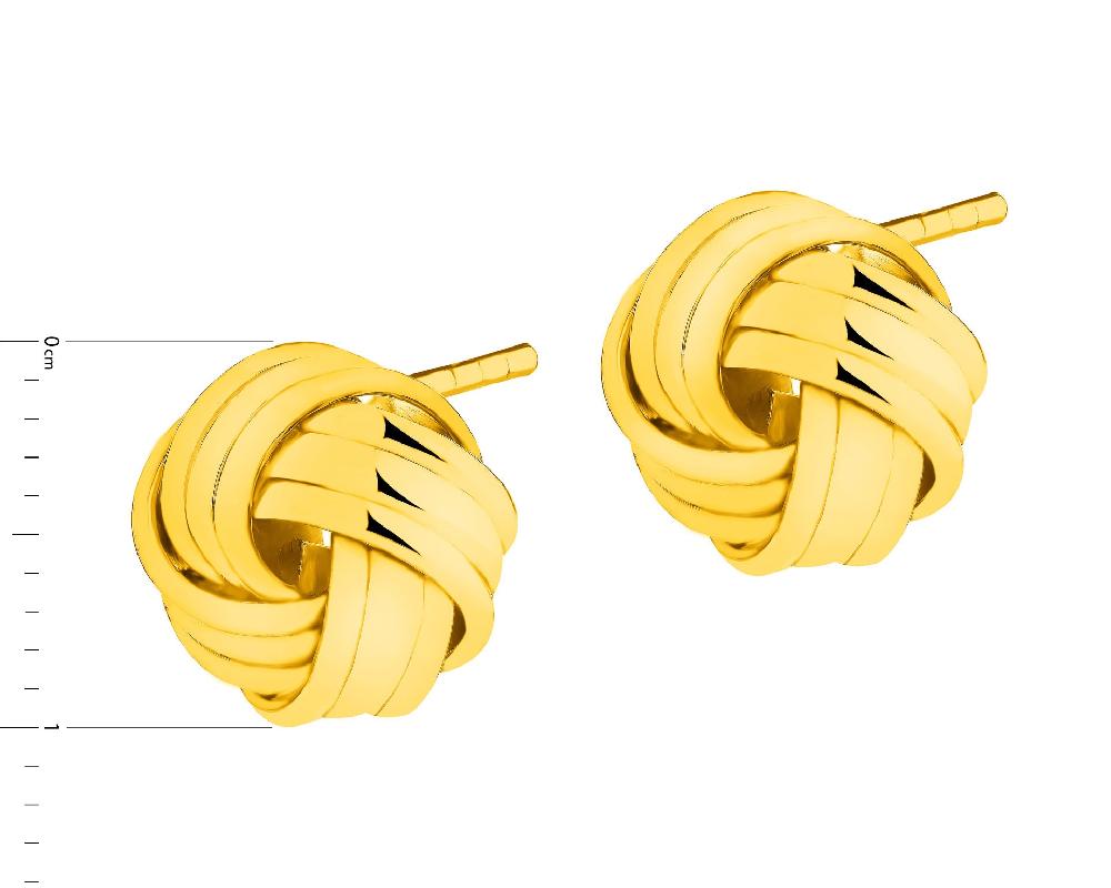 Elixa KOLCZYKI Z MOSIĄDZU POZŁACANE EL536-7407