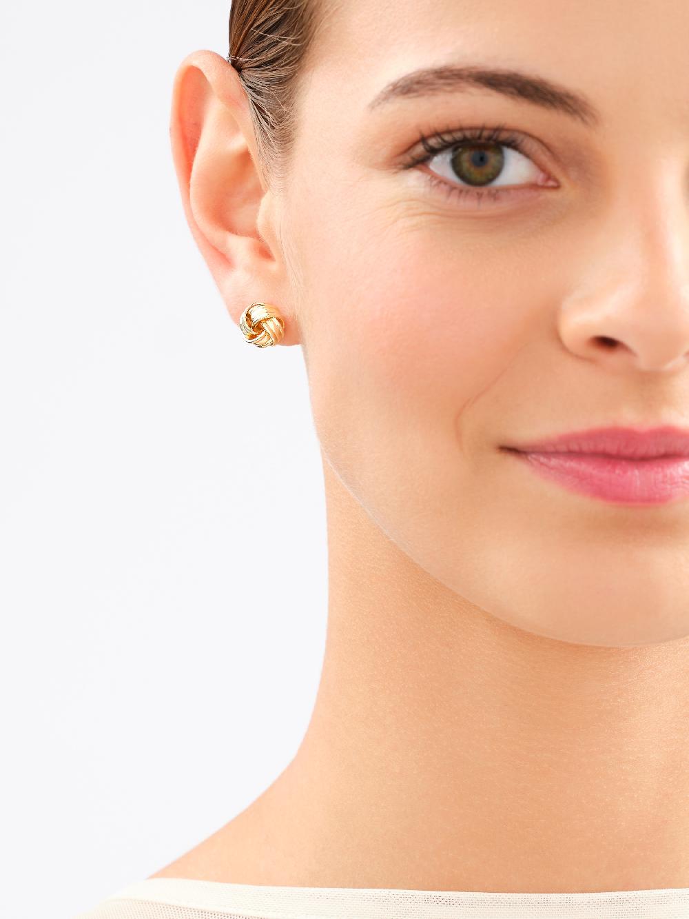 Elixa KOLCZYKI Z MOSIĄDZU POZŁACANE EL536-7407