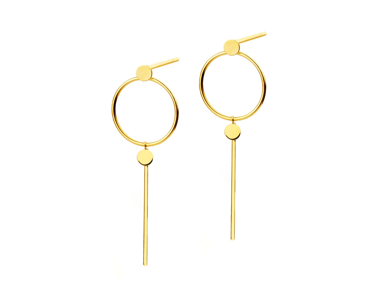 elixa KOLCZYKI ZE STALI SZLACHETNEJ EL129-3884