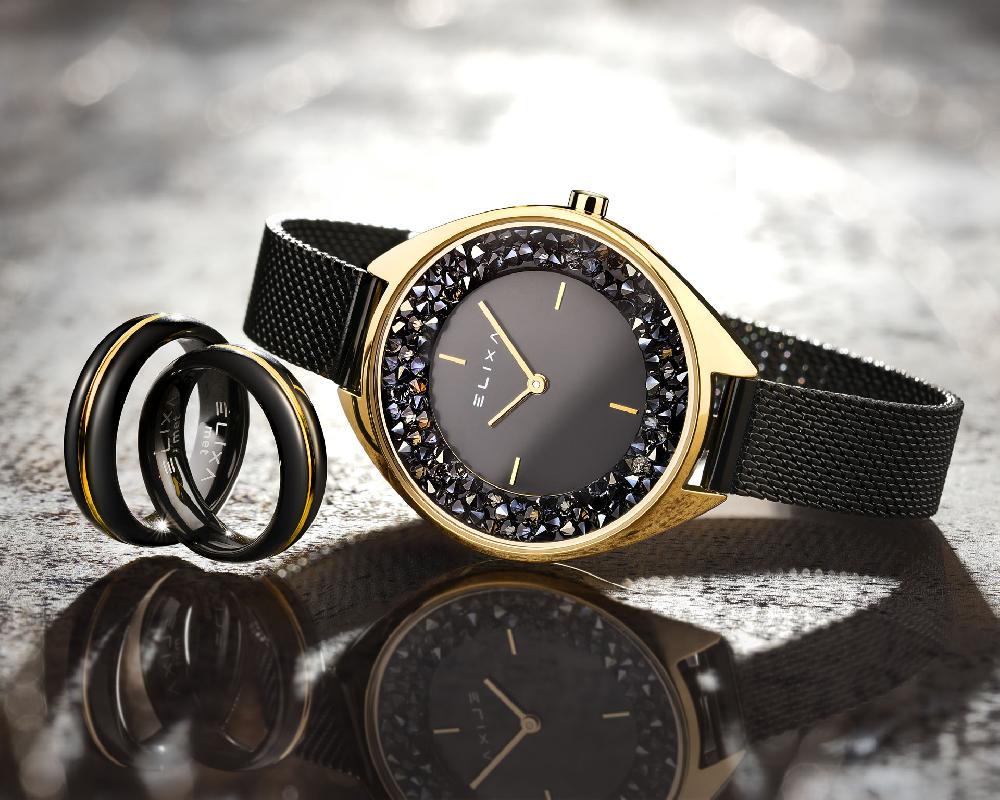 Elixa PIERŚCIONEK Z WOLFRAMU EL536-7607