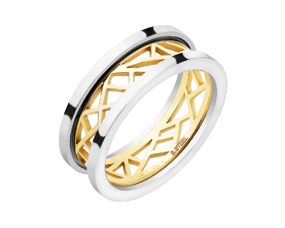 elixa PIERŚCIONEK ZE STALI SZLACHETNEJ EL527-0029