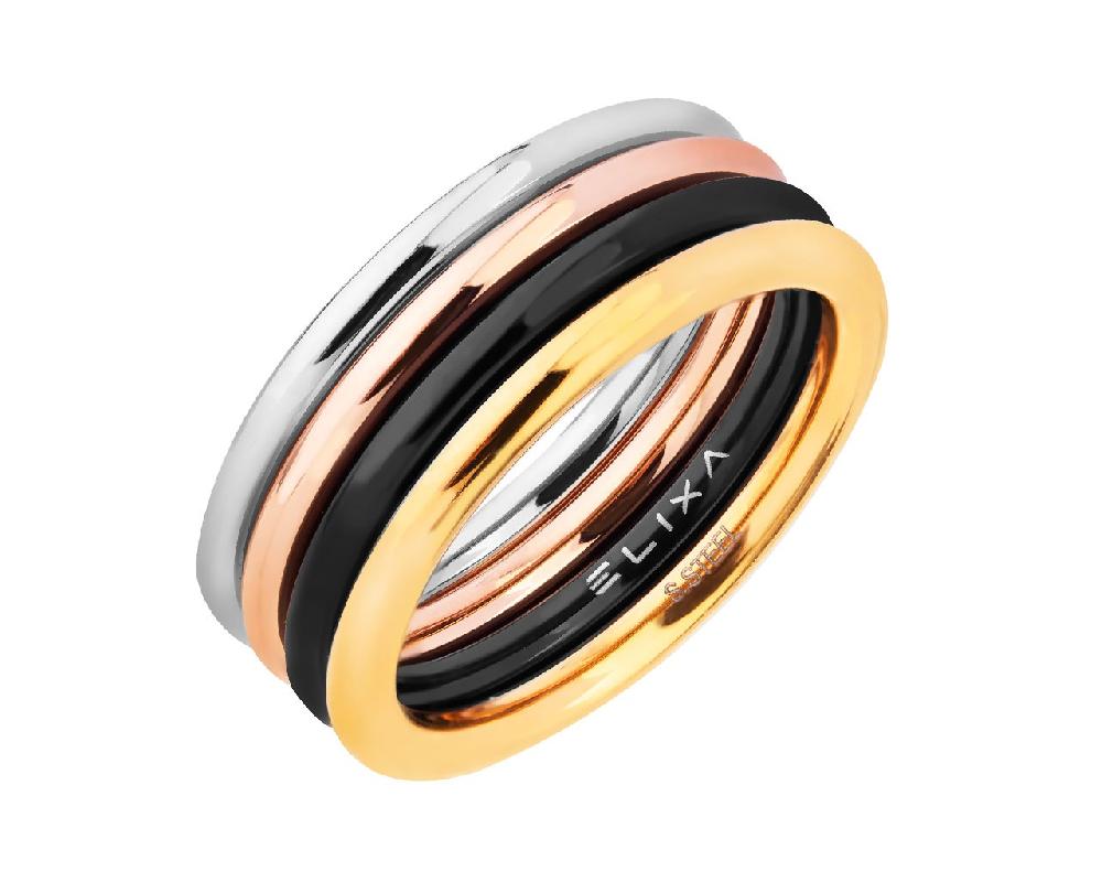 elixa PIERŚCIONEK ZE STALI SZLACHETNEJ EL527-6463