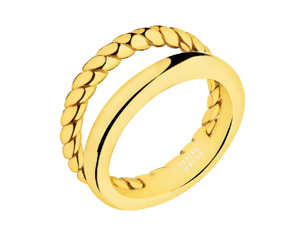 elixa PIERŚCIONEK ZE STALI SZLACHETNEJ EL532-6822