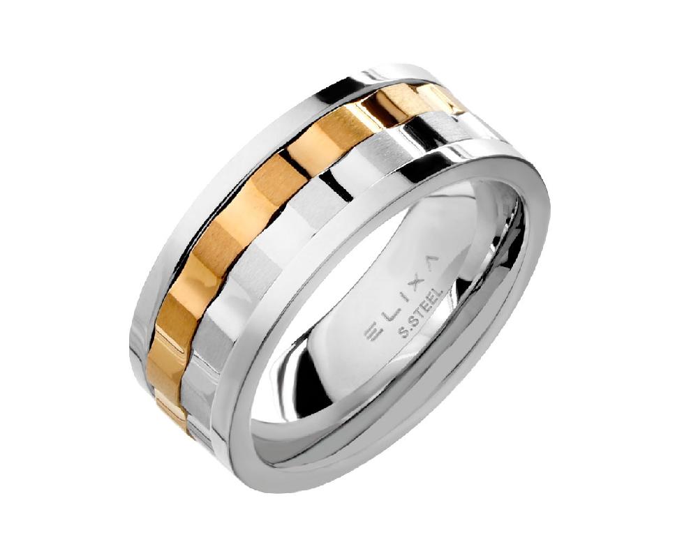 elixa PIERŚCIONEK ZE STALI SZLACHETNEJ EL534-1973