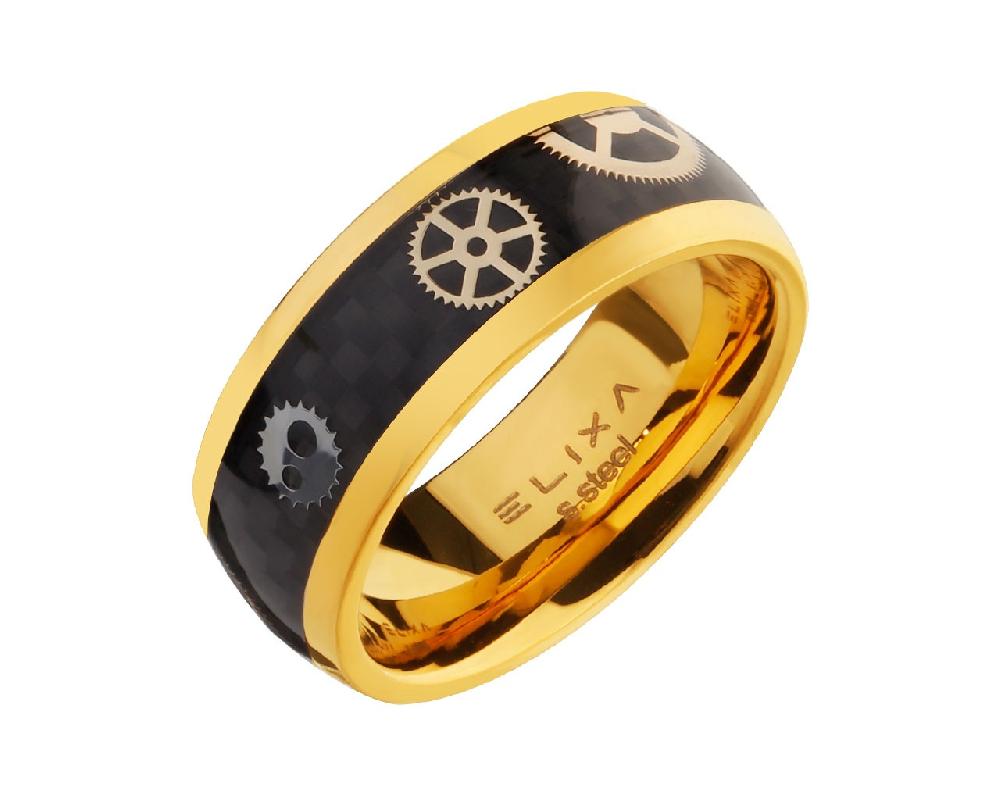 elixa PIERŚCIONEK ZE STALI SZLACHETNEJ EL535-0216