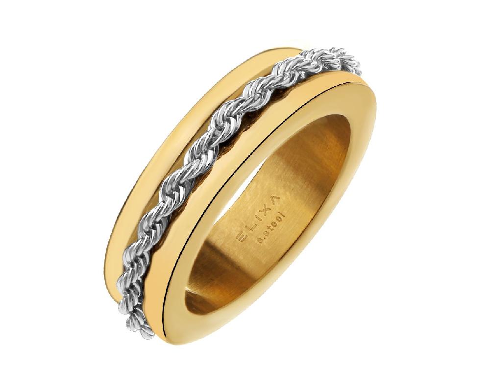 elixa PIERŚCIONEK ZE STALI SZLACHETNEJ EL535-9740