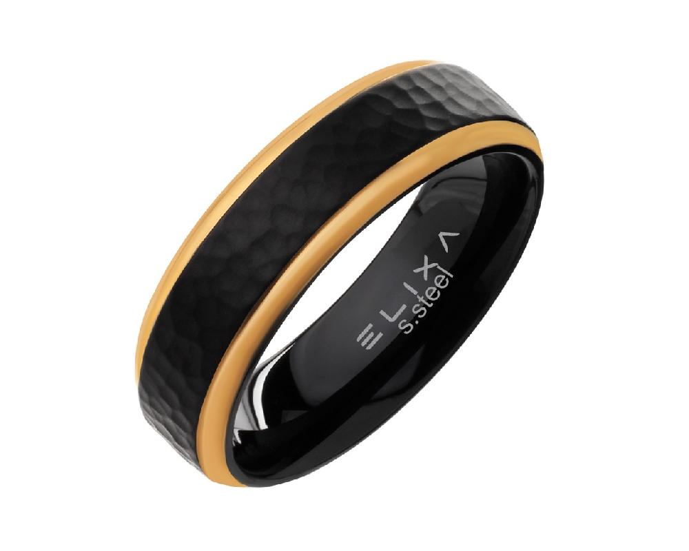 elixa PIERŚCIONEK ZE STALI SZLACHETNEJ EL537-4407