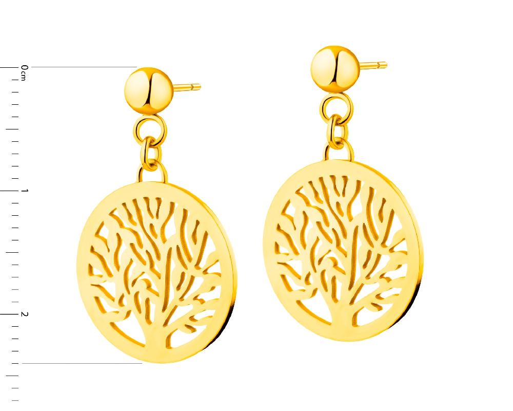 Elixa KOLCZYKI ZE STALI SZLACHETNEJ - DRZEWKO EL532-5520