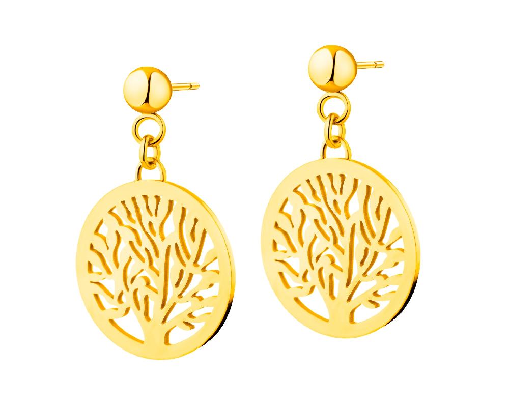 elixa KOLCZYKI ZE STALI SZLACHETNEJ - DRZEWKO EL532-5520