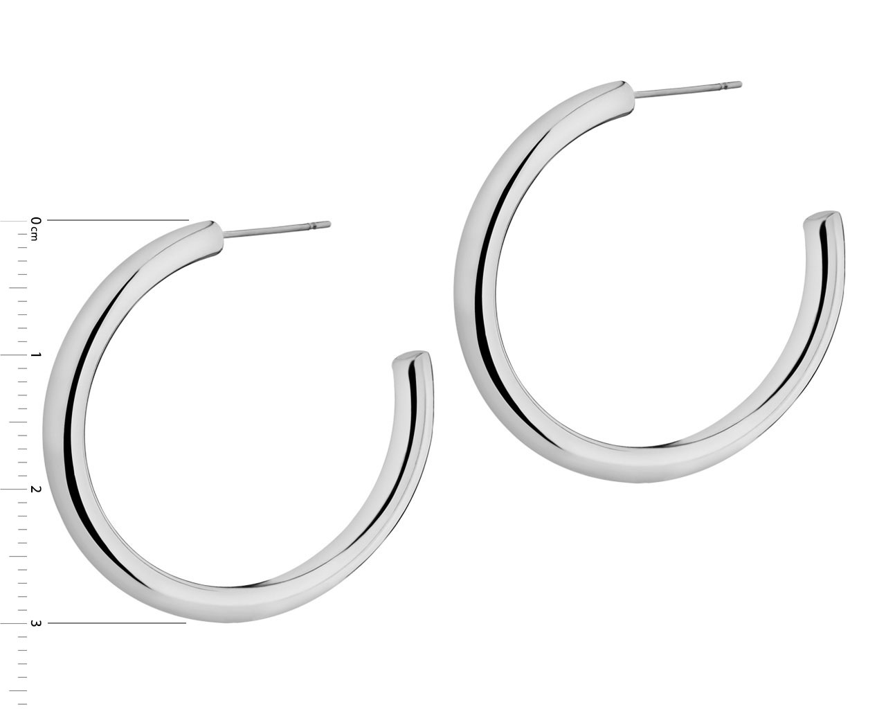 Elixa KOLCZYKI ZE STALI SZLACHETNEJ - KOŁA EL535-1434