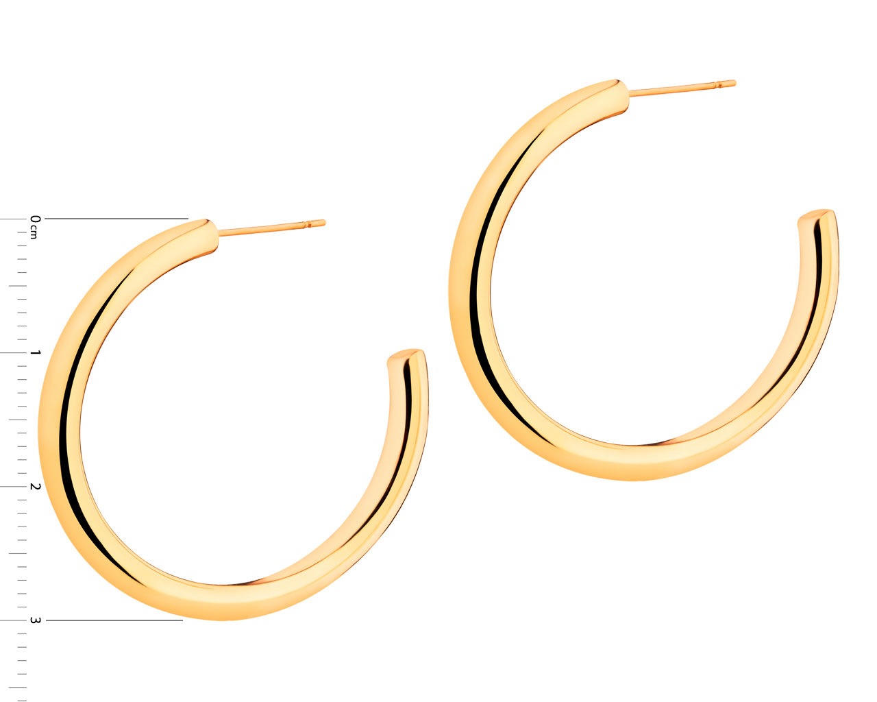 Elixa KOLCZYKI ZE STALI SZLACHETNEJ - KOŁA EL535-1435